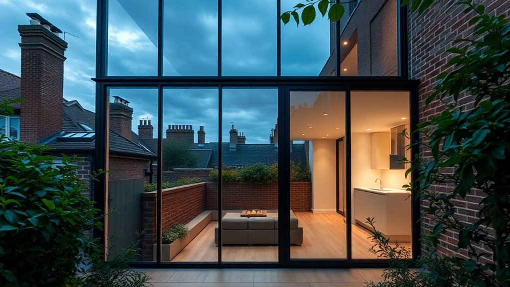 Glass Extension Walls Woolwich