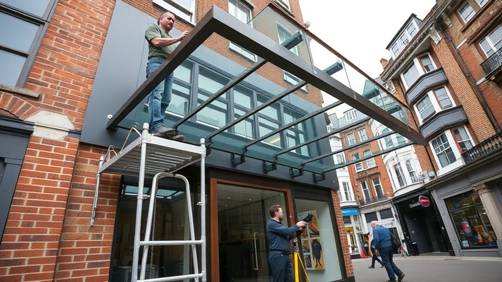 Shopfront Canopy Woolwich