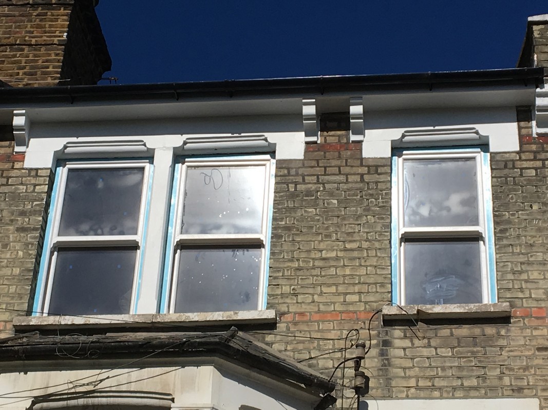 New uPVC sash windows fitted on Victorian terrace in Woolwich